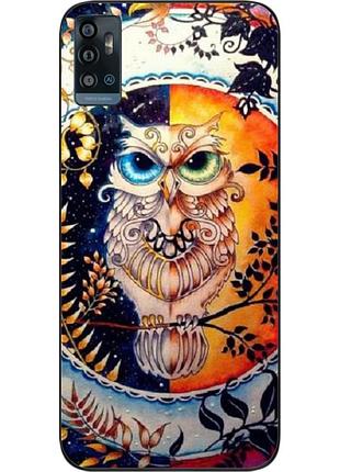 Оригинальный чехол для zte blade a71 с картинкой сова