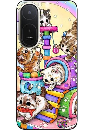 Чохол силіконовий epik для xiaomi redmi a7 pro з принтом котяча вечірка