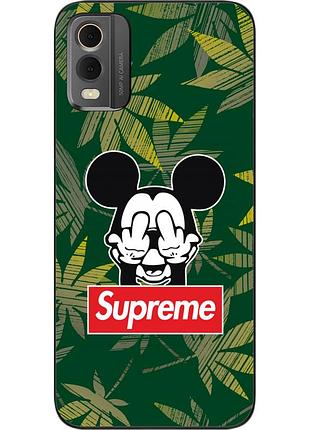 Оригінальний чохол epik для nokia c32 з картинкою мікі supreme