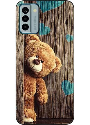Бампер силиконовый чехол epik для nokia g22 с картинкой мишка