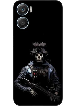 Чохол силіконовий epik для motorola g06 з картинкою pubg привид у масці
