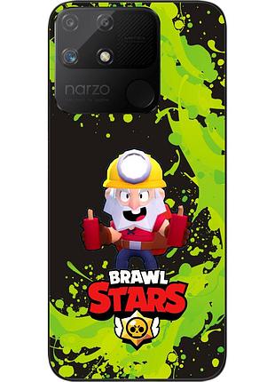 Чехол силиконовый epik для realme narzo 50a с картинкой бравл динамайк
