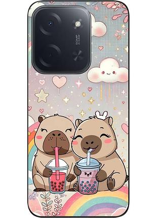 Чохол силіконовий epik для xiaomi poco c85 з принтом солодка парочка