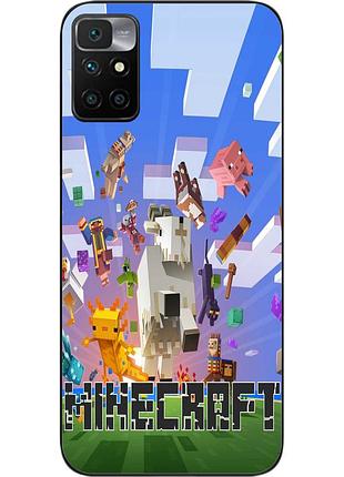 Оригінальний чохол epik для xiaomi redmi 10 з картинкою майнкрафт