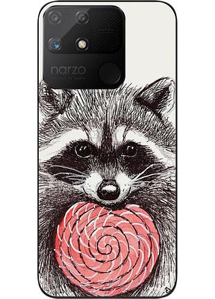 Силіконовий чохол epik для realme narzo 50a з картинкою єнот