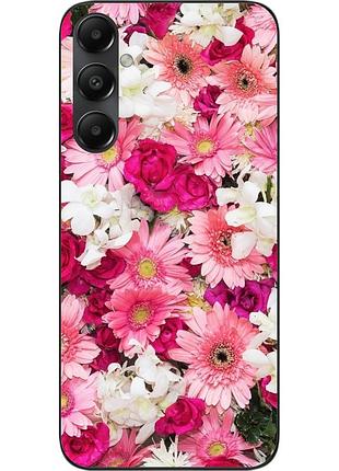 Силиконовый чехол бампер epik для samsung galaxy a05s с картинкой нежные цветы