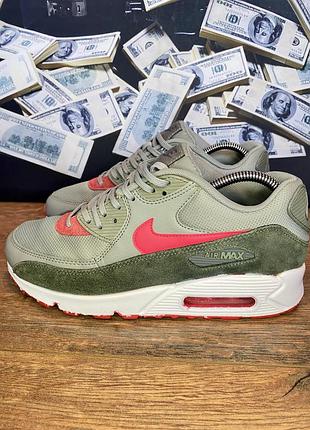 Кросівки nike air max 90 жіночі,мають колір олівково сірий орігінальний дизаїн