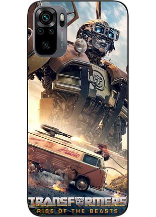Силиконовый чехол epik для xiaomi redmi note 10 с картинкой уилджек трансформеры