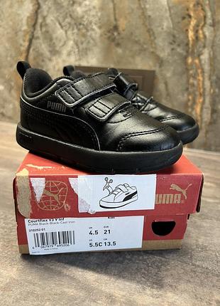 Дитячі кросівки puma оригінал! дитячі шкіряні кросівки на липучках