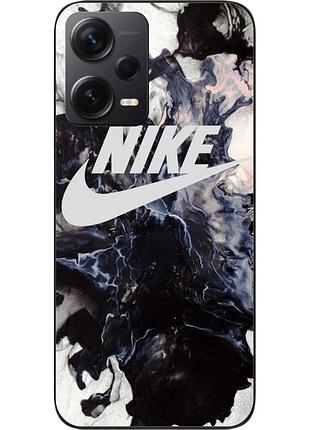 Силіконовий чохол для xiaomi redmi note 12 pro plus 5g з картинкою лого nike