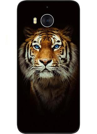 Силиконовый чехол для huawei y5 2017 с картинкой тигр