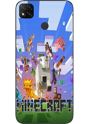 Оригінальний чохол epik для xiaomi redmi 9c з картинкою майнкрафт