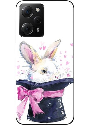 Чохол силіконовий для xiaomi poco x5 pro 5g з картинкою кролик