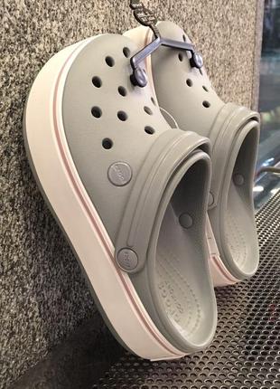 Скидка! crocs platform, крокси сабо на платформе3 фото