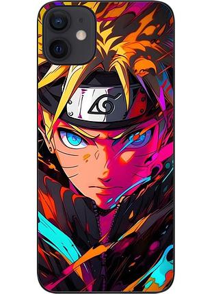 Силіконовий чохол epik для iphone 12 з картинкою яскравий наруто