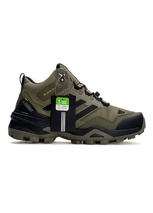Мужские кроссовки adidas terrex fur khaki black