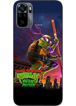 Силіконовий чохол epik для xiaomi redmi note 10s з картинкою черепашки-ніндзя донателло
