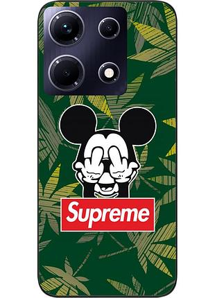 Силиконовый чехол epik для infinix note 30 4g (x6833b) с картинкой микки supreme