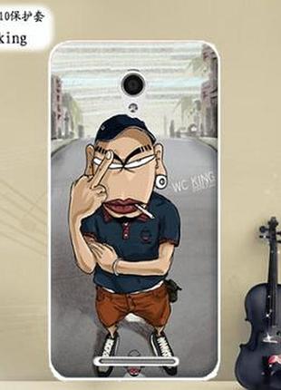 Чехол для zte blade l110 / a110 с картинкой хулиган