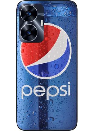 Силіконовий чохол epik для realme c55 з картинкою пепсі
