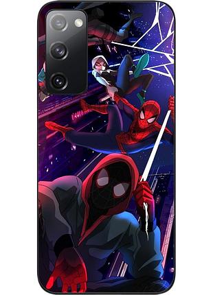Силиконовый чехол epik для samsung galaxy s20 fe с картинкой паук через вселенные