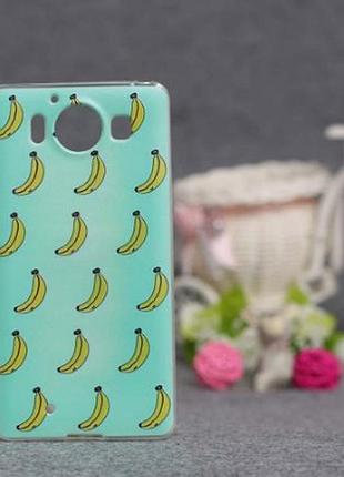 Оригінальний чохол бампер для microsoft lumia 950 з картинкою банани