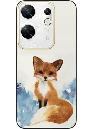 Силиконовый чехол epik для infinix zero 30 4g с картинкой лиса