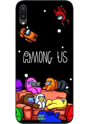 Силіконовий чохол для samsung a02 galaxy a022 з картинкою among us граємо