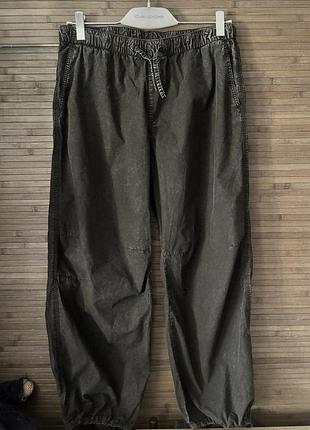 Чоловічі котонові штани-парашути вільного крою (loose/balloon fit)