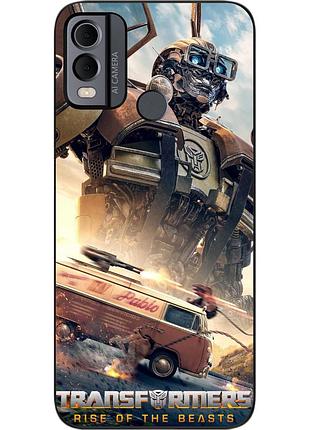 Силиконовый чехол epik для nokia c22 с картинкой уилджек трансформеры