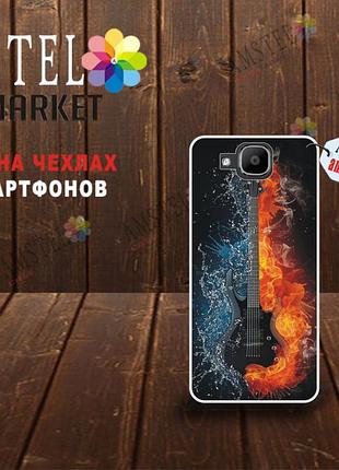 Бампер силіконовий чохол для doogee x9 mini з картинкою гітара