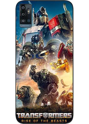 Силиконовый чехол epik для zte blade a71 с картинкой трансформеры