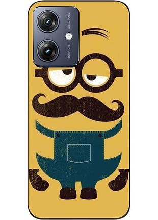 Силиконовый чехол epik для motorola g54 power с картинкой миньон