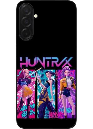 Чехол силиконовый epik для samsung galaxy a57 с картинкой huntr/x неоновый отряд