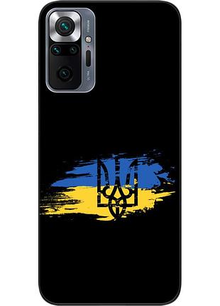 Силіконовий чохол epik для xiaomi redmi note 10 pro з картинкою герб
