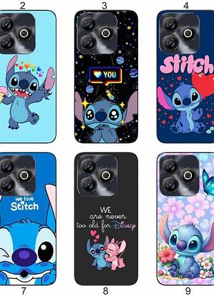 Силіконовий чохол stitch стіч для zte blade a75 4g пустотливий принт і захист