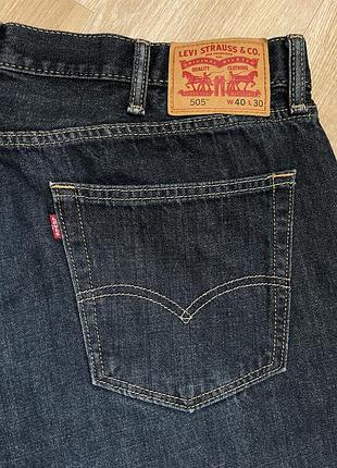 Джинси чоловічі прямі levi’s 505 розмір w40 l30