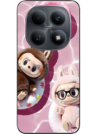 Силіконовий чохол epik для xiaomi redmi note 15 4g / 5g з зображенням лабубу басейн