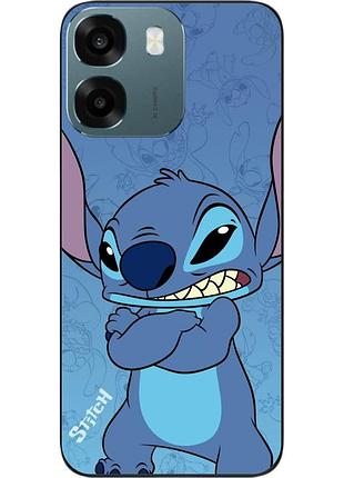 Силиконовый чехол epik для oppo a6 с изображением хулиган стич
