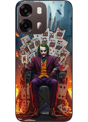 Силиконовый чехол epik для oppo a6s с принтом джокер трон хаоса
