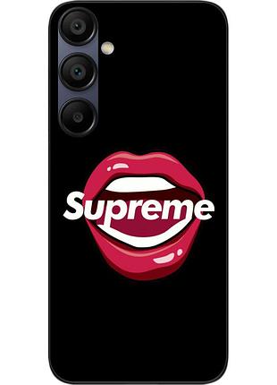 Силиконовый чехол epik для samsung a15 galaxy a155f с картинкой губы