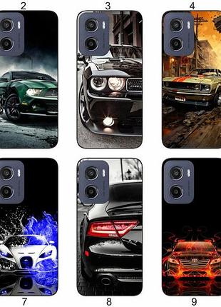 Силіконовий чохол авто машина для motorola moto g05 лаконічно та динамічно