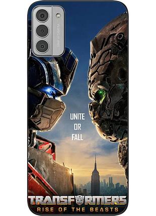 Силиконовый чехол epik для nokia g42 с картинкой трансформеры звероботы