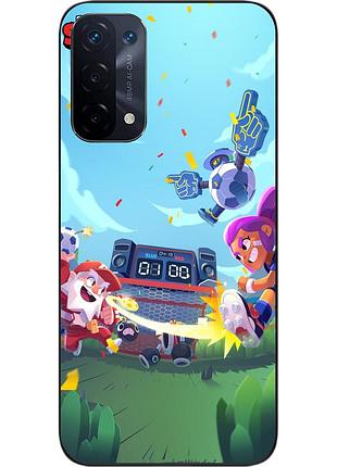Чехол силиконовый epik для oppo a54 5g с картинкой бравл бол