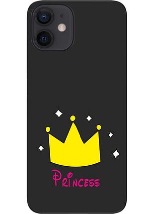 Силіконовий чохол epik для iphone 12 mini з картинкою принцеса