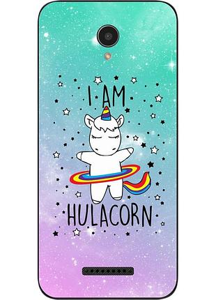 Силиконовый чехол для lenovo a plus с картинкой единорог