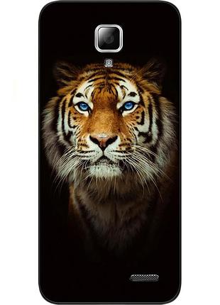 Силіконовий чохол для lenovo a536 з картинкою тигр