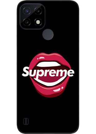 Оригинальный чехол epik для realme c21 с картинкой губы