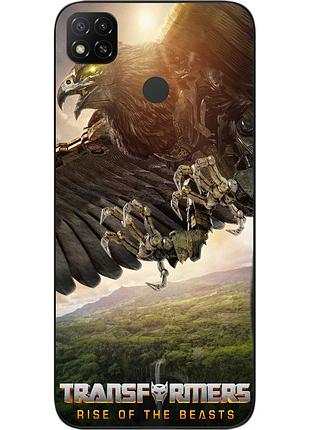 Силіконовий чохол epik для xiaomi redmi 9c з картинкою ейрейзор трансформери звероботи