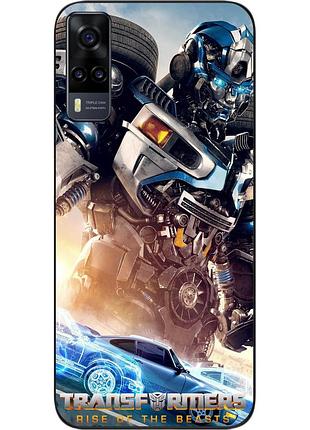 Силіконовий чохол epik для vivo y31 з картинкою міраж трансформери